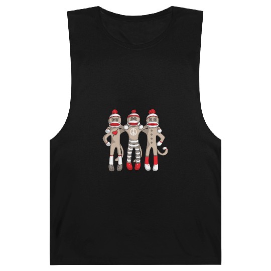 Sock Monkey Buddies Barnard Tanks