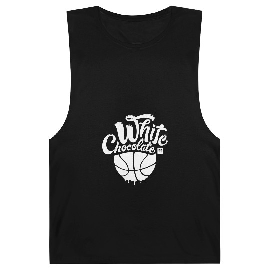 White Chocolate Basketball Legend Barnard Tanks