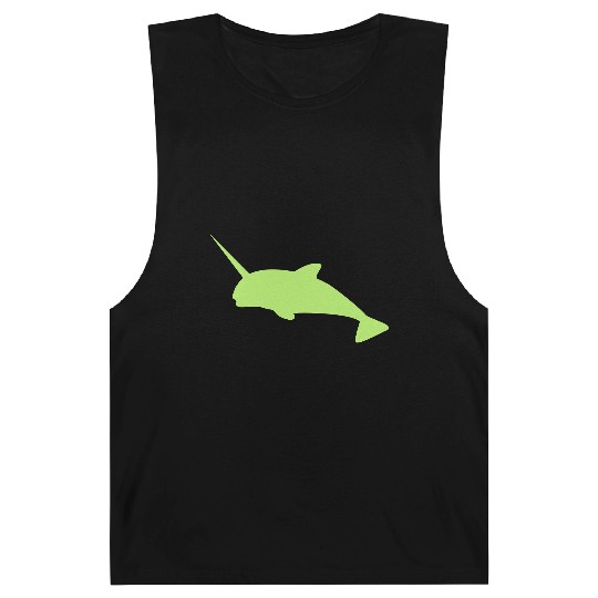 Sharp narwhal in green uniwhale Barnard Tanks
