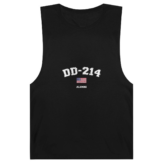 Dd 214 Us Armed Forces Alumni Usa Flag Vintage Barnard Tanks