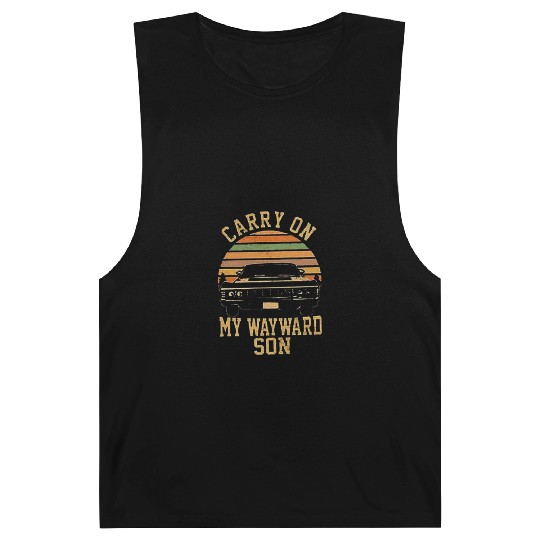 Supernatural Vintage Barnard Tanks Carry On My Wayward Son