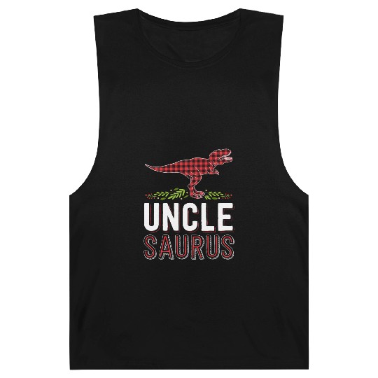 Uncle Saurus T Rex Bufallo Plaid Matching Family Barnard Tanks