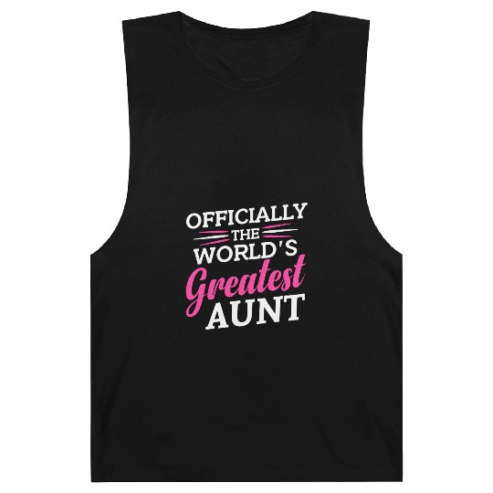 Officially The World s Greatest Aunt Barnard Tanks