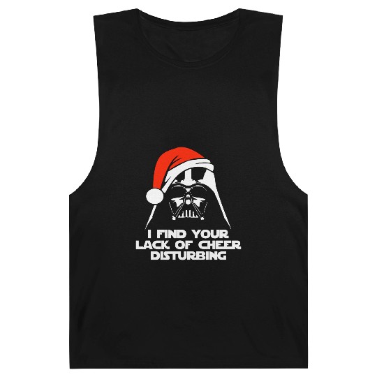 Darth Vader Santa Claus Christmas Sweater Design Barnard Tanks