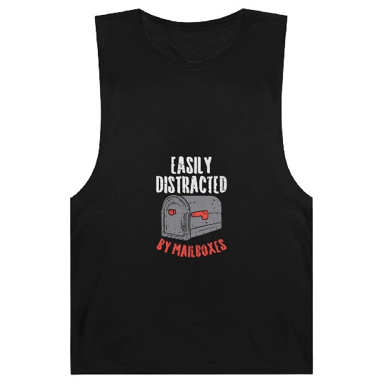 Easily Distracted By Mailboxes For Postal Worker Barnard Tanks
