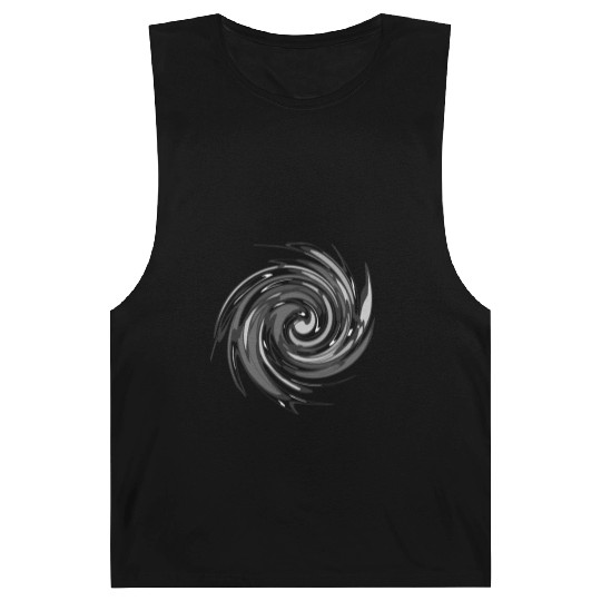 Black and Grey Twist Barnard Tanks