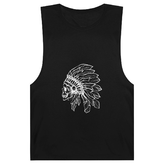 Indianer Skull - Native Spirit Barnard Tanks