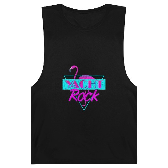 Yacht Rock Retro Flamingo Barnard Tanks