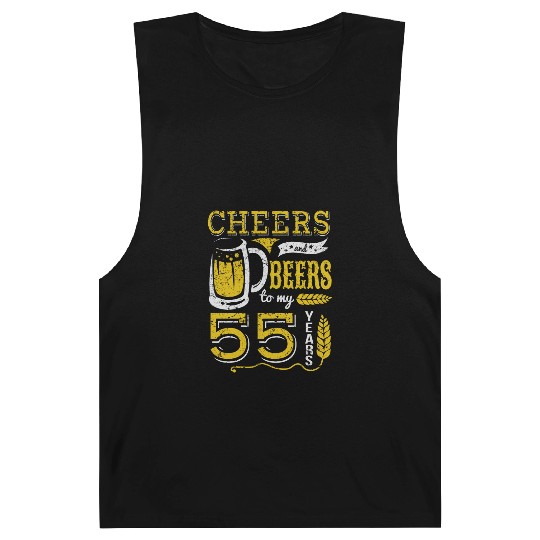 Cheers and Beers 55th Birthday Gift Idea Barnard Tanks