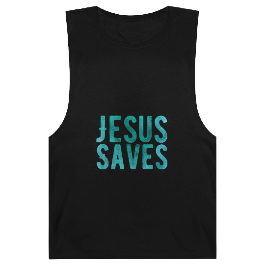 Christian Store - Jesus Saves - Christian Barnard Tanks