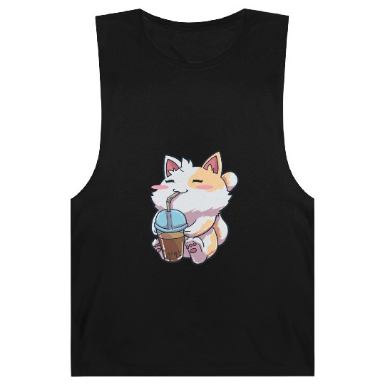 Cat Bubble Tea Anime Barnard Tanks