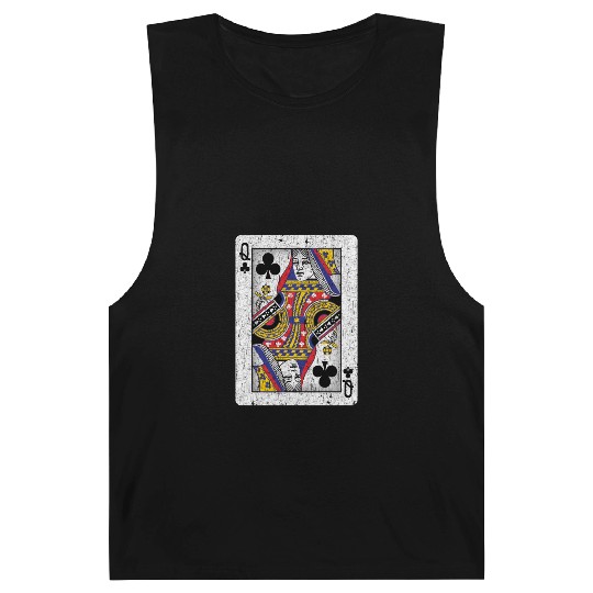 queen of clubs playing card Barnard Tanks
