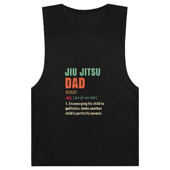 Funny BJJ Dad Gift | Fathers Day Brazilian Jiu Jit Barnard Tanks