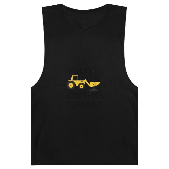 Promoted To Big Brother And Digging It - Boy Gift Barnard Tanks