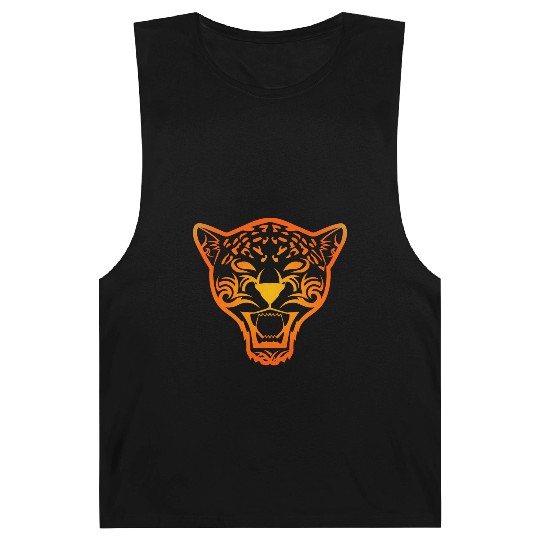 T Tattoo Jaguar Face Gift Idea Barnard Tanks
