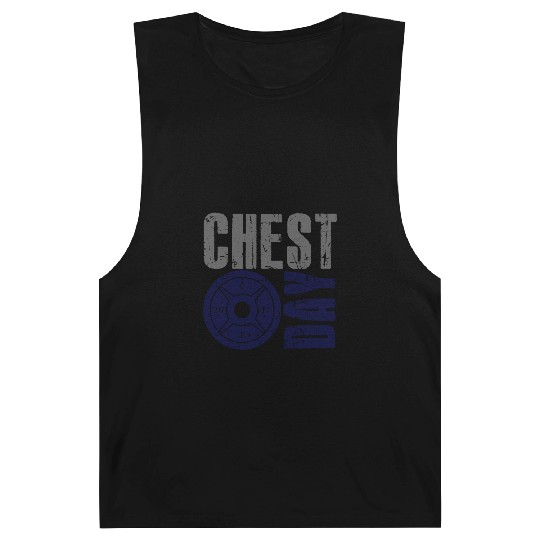 Chest Day Pectoral Exercise Gym Rat Barnard Tanks