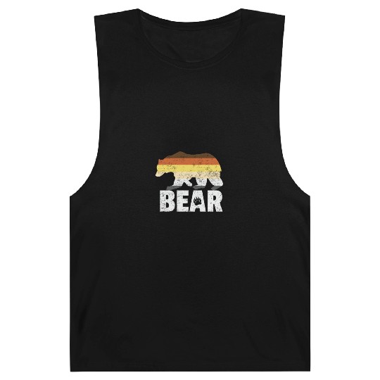 Bear Flag Gay Pride LGBTQ Party Gift Barnard Tanks