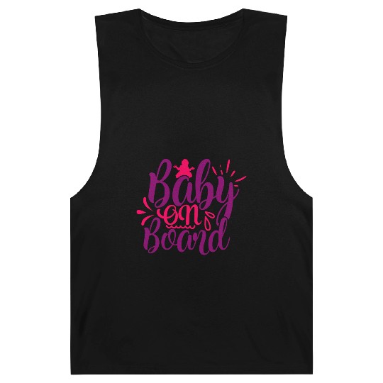 Barnard Tanks of maternity baby on board gift humor fun