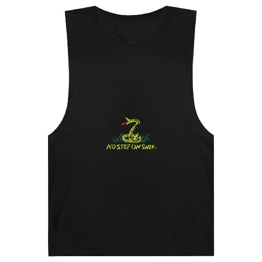 Patriotic No Step on Snek Hand Drawn Gadsden Barnard Tanks