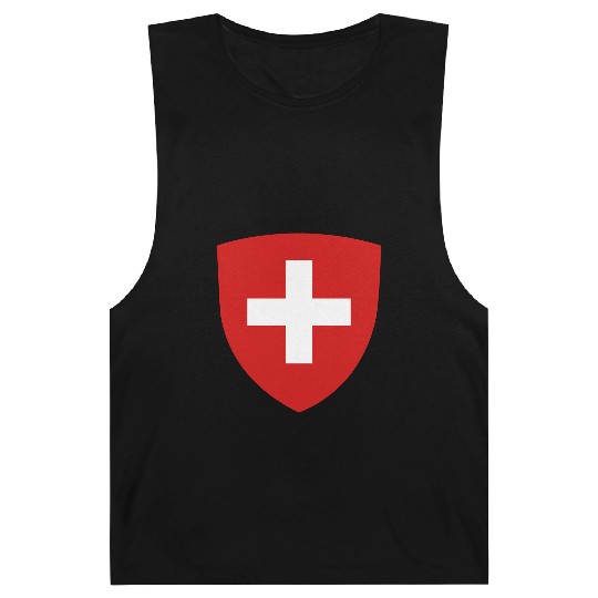 Swiss Switzerland Flag Swiss Cross Alps Barnard Tanks