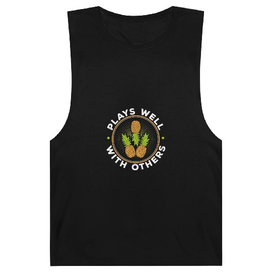 Plays Well With Others Swingers Party Pineapple Barnard Tanks