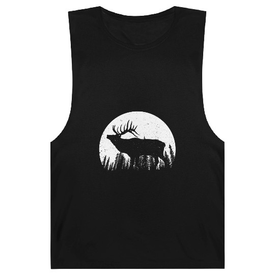 Elk Antlers Forest Moon Barnard Tanks