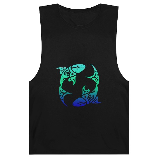 T Tattoo Pisces Horoscope Gift Idea Barnard Tanks