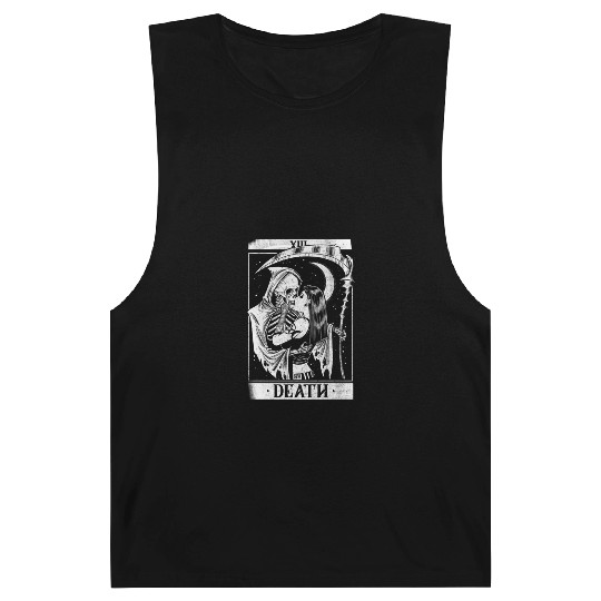 Blackcraft Death the Grim Reaper Kiss Tarot Card Barnard Tanks