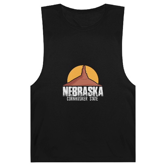 Nebraska State | USA America States Chimney Rock Barnard Tanks