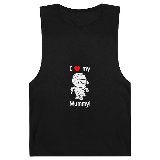 I Love My Mummy kids Thanksgiving Barnard Tanks Thankful