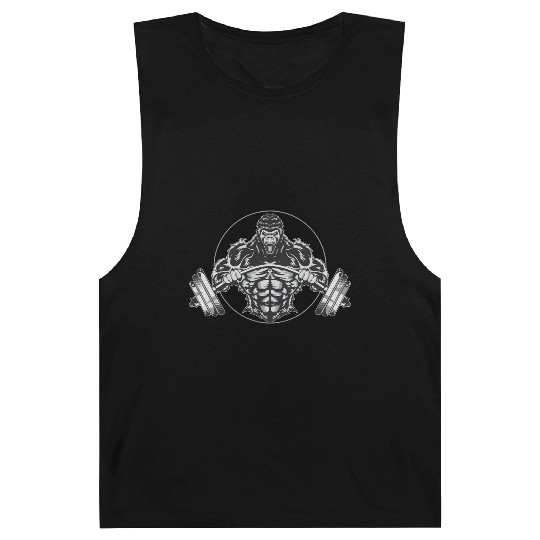 Fitness Gorilla, Gorilla, Beast, Primal, Fitness Barnard Tanks
