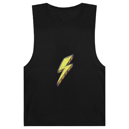 Lightning Bolt Color Illustration Barnard Tanks