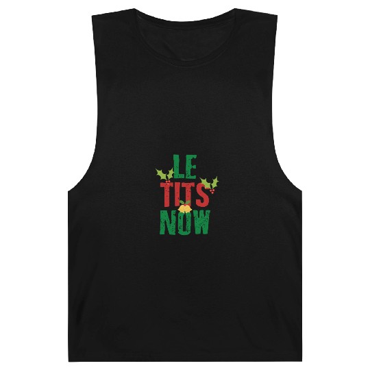 Le Tits Now - LET IT SNOW FUNNY CHRISTMAS PARTY Barnard Tanks