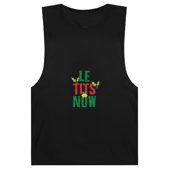 Le Tits Now - LET IT SNOW FUNNY CHRISTMAS PARTY Barnard Tanks