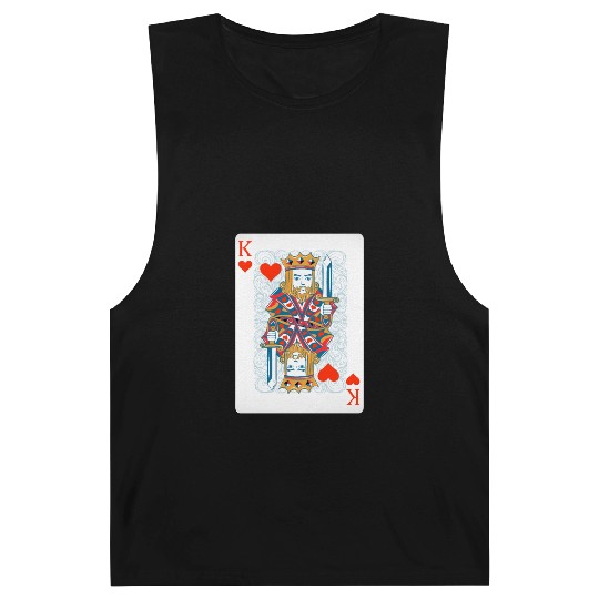 King Heart costume card game poker gift Barnard Tanks