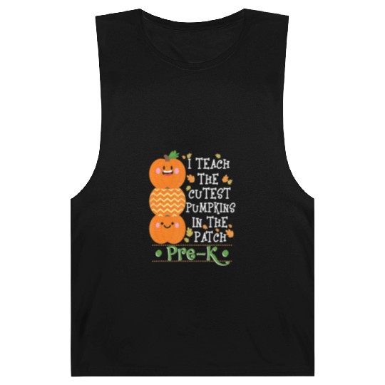 The Pumpkins In Patch Pre K Halloween Teacher Barnard Tanks