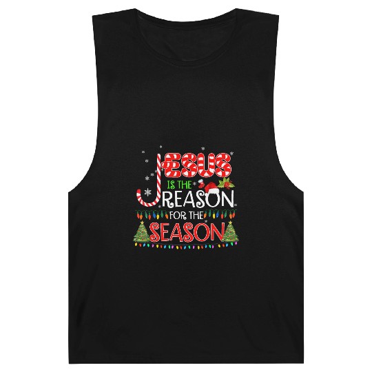 Jesus Is The Reason For The Season Christmas Barnard Tanks