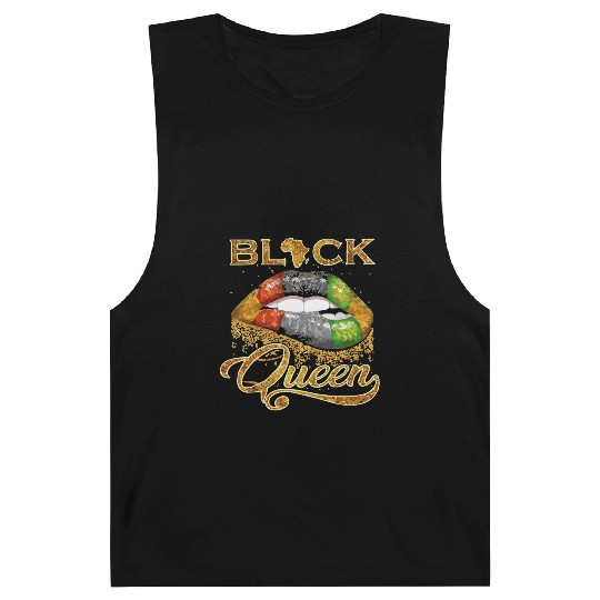 Black queen lips Barnard Tanks