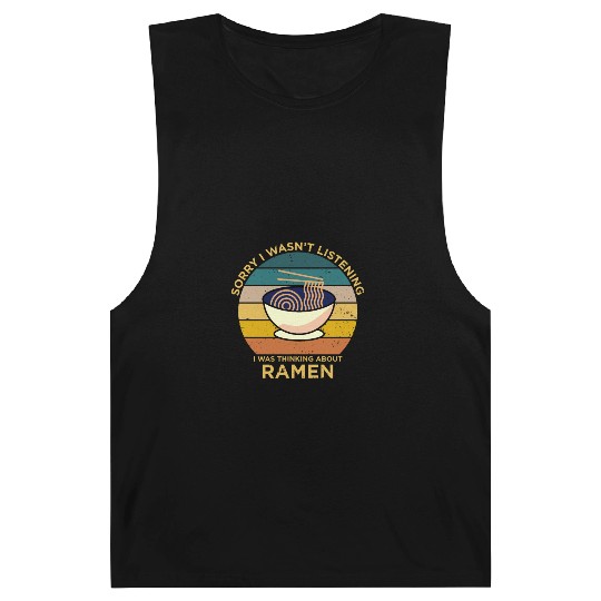Ramen Retro Funny Saying Gift Barnard Tanks