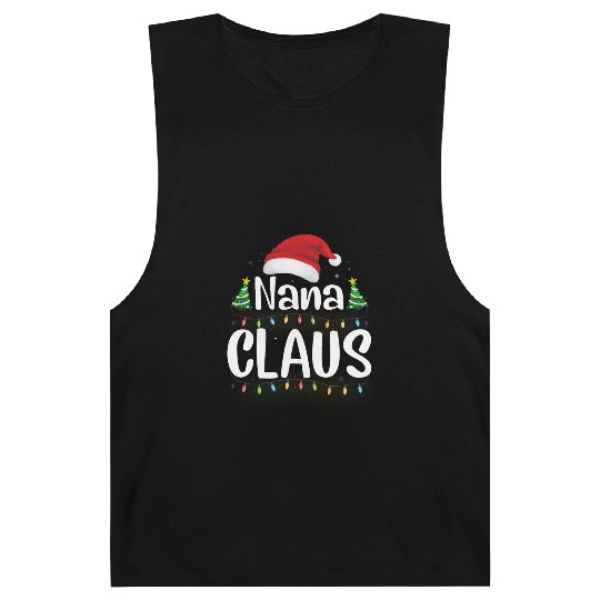 Funny Santa Nana Claus Christmas Family Matching Barnard Tanks