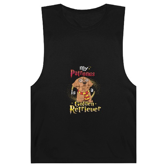 My Patronus Is A Golden Retriever Barnard Tanks