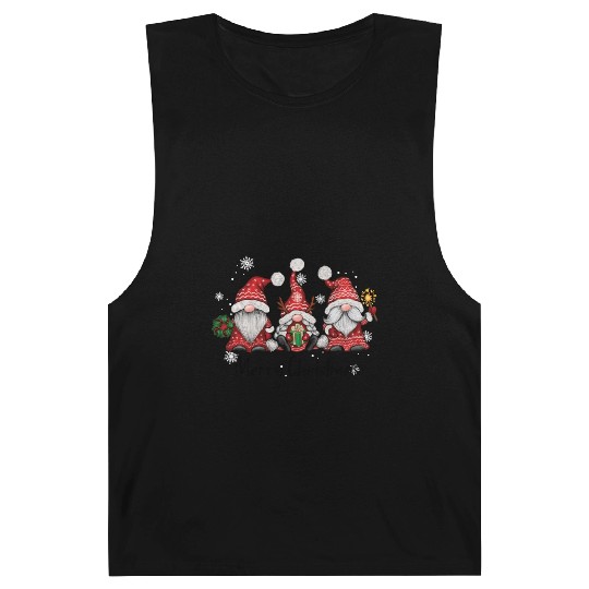 Three Christmas Gnomes Barnard Tanks