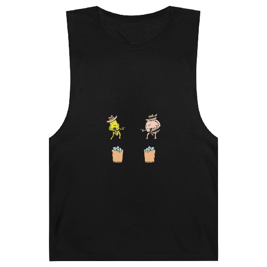 Iced Tea Lemon and Peach in the wild West Barnard Tanks