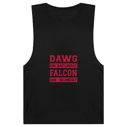 Dawg On Saturday Falcon On Sunday Atlanta Athens F Barnard Tanks