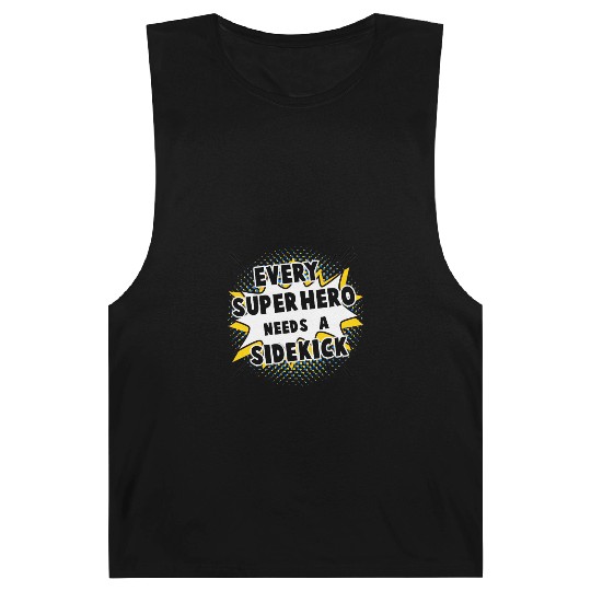 Every Superhero Needs A Sidekick for Newborn Barnard Tanks