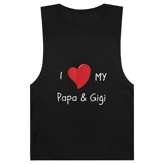 I Love My Papa Gigi Barnard Tanks