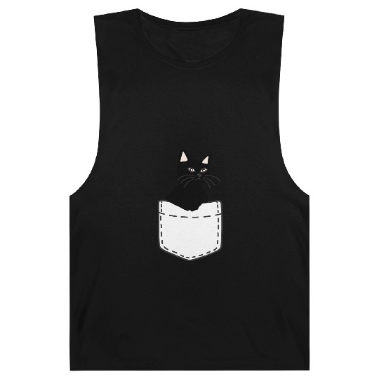 Black Cat In A Pocket Barnard Tanks