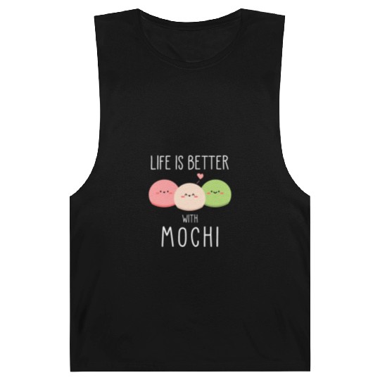 Life Is Better With Mochi Japanese Ice Cream Gift Barnard Tanks