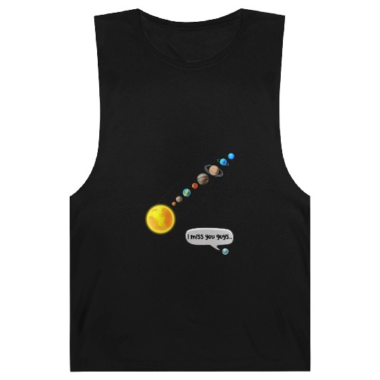 Funny Pluto and Solar System Space Science Gift Barnard Tanks