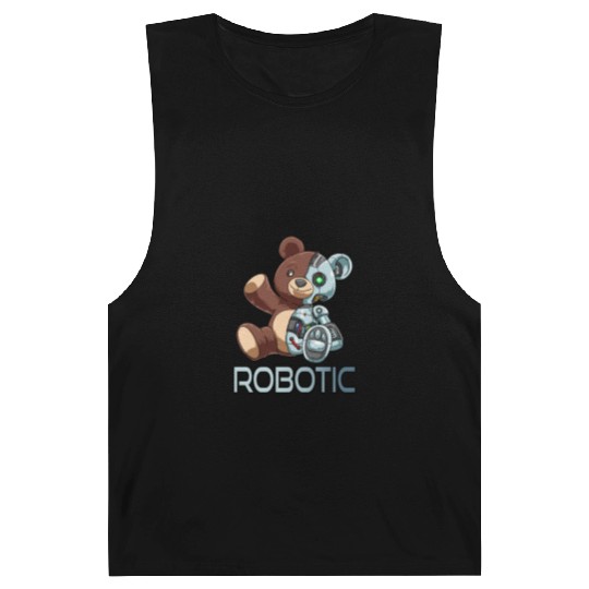 Funny Bear Robot Robotic Cuddling Cyborg Barnard Tanks